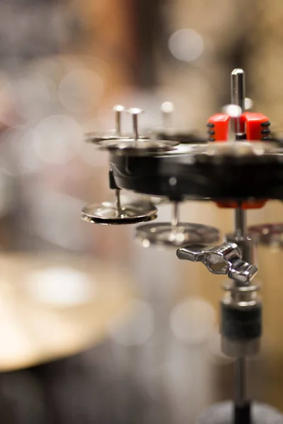 Closeup Hat Tambourine Mount — Stock Photo, Image