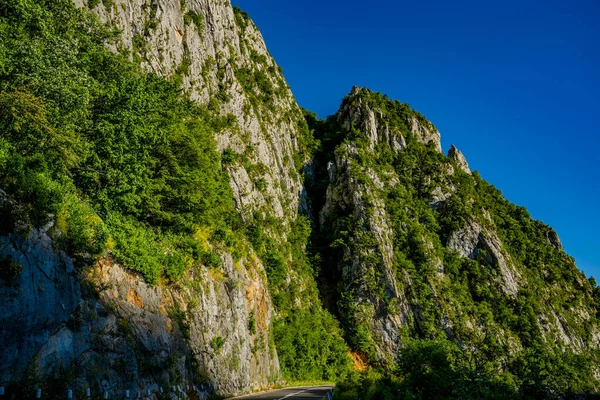 Uitzicht Donaukloof Bij Djerdap Servië — Stockfoto