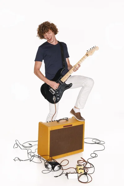 Male guitarist — Stock Photo, Image