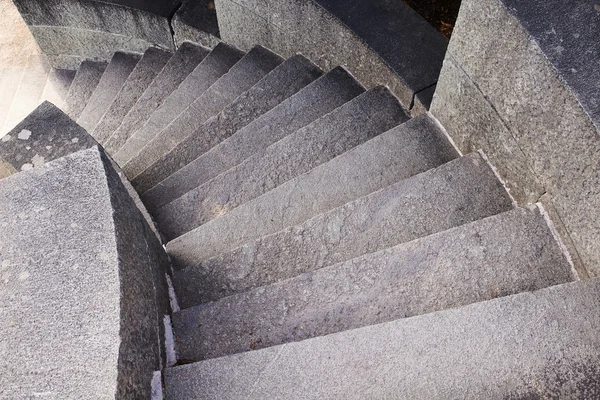 Rounded stone staircase — Stock Photo, Image