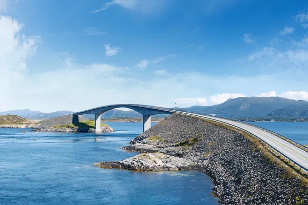 Atlantikstraße in Norwegen — Stockfoto