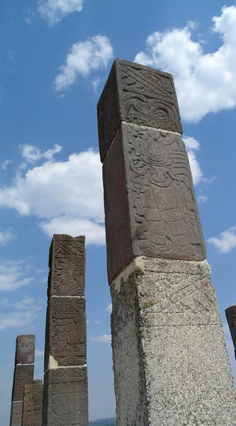 Stella dans le complexe de pyramides à Teotihuacan — Photo