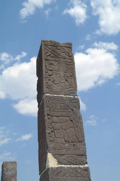 Stella binnen het complex van piramides in teotihuacan — Stockfoto