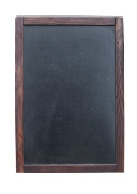 Siyah tebeşir tahtası izole