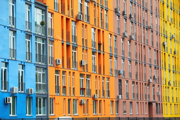 Colorful buildings and windows — Stock Photo, Image