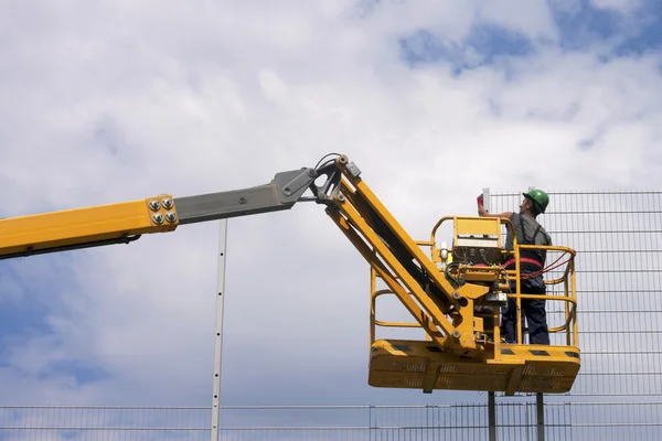 Trabajadores de la construcción — Foto de Stock