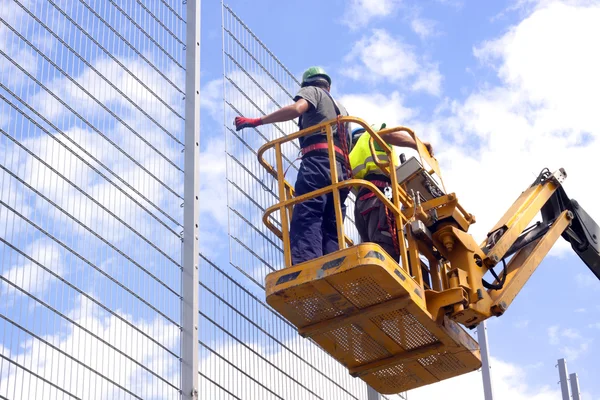 Trabalhadores da construção — Fotografia de Stock