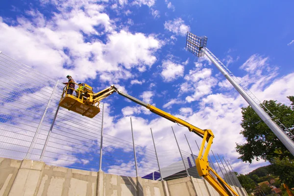 Trabajadores de la construcción — Foto de Stock