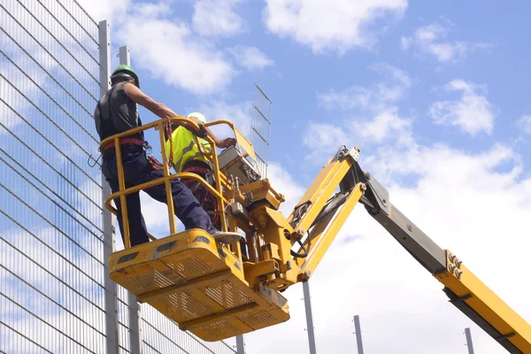 Trabajadores de la construcción — Foto de Stock