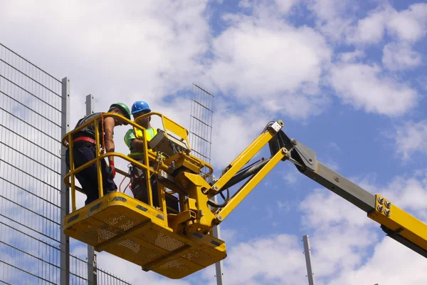 Trabalhadores da construção — Fotografia de Stock