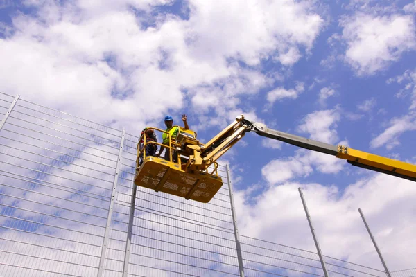 Trabalhadores da construção — Fotografia de Stock