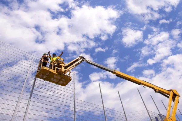 Trabalhadores da construção — Fotografia de Stock