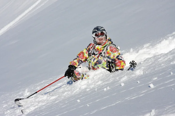 kayakçı çöker kar