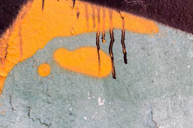 soyut bir grafiti duvar