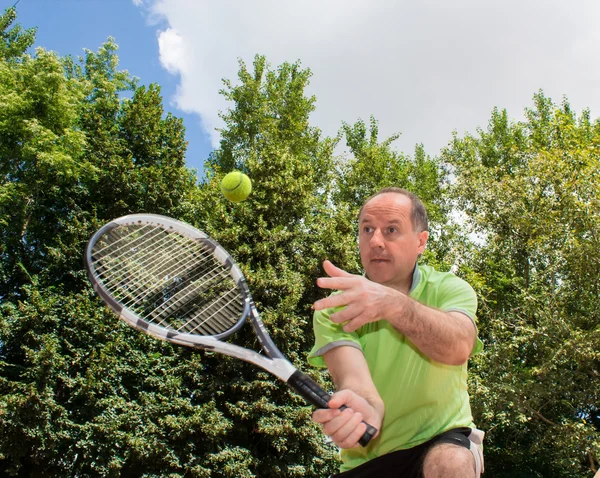 Spela tennis — Stockfoto