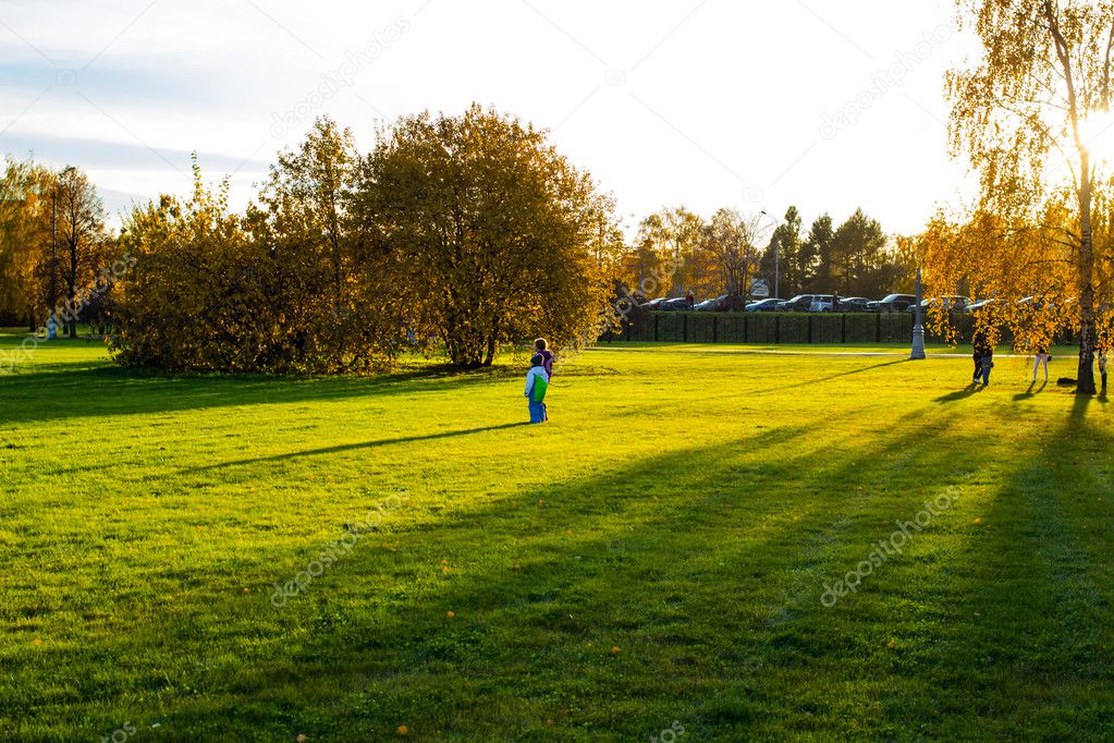 Park in autumn