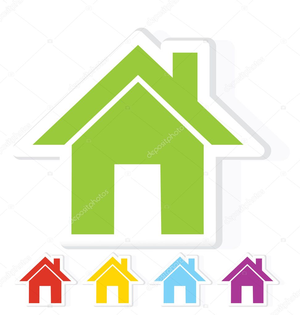 Home symbol vector