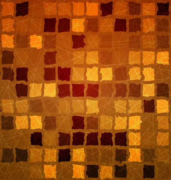 Кирпичная плитка оранжевый с гранжем — стоковый вектор