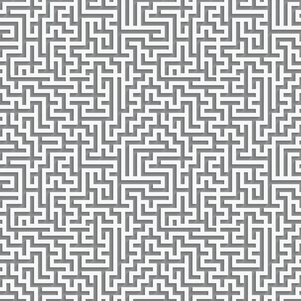 Labyrinth-Zierpapier nahtlos ausgeschnitten — Stockvektor