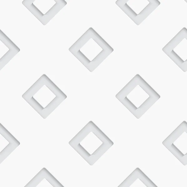 Άνευ ραφής λευκό τετράγωνο διαγώνια — Διανυσματικό Αρχείο
