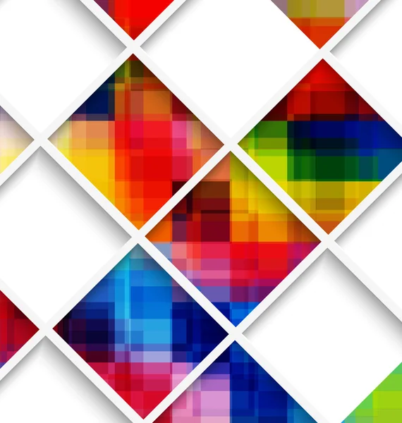 Abstrato multicolorido com rede — Vetor de Stock