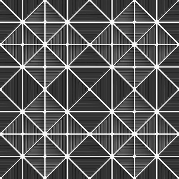 Sömlös svarta och vita präglade linjer och skiktning — Stock vektor