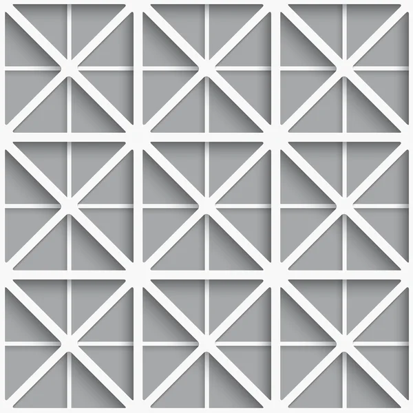 Seamless white geometrical  background — Stock Vector