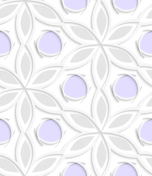 Floral avec sans couture violet — Image vectorielle