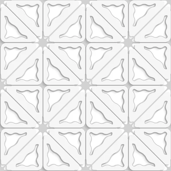 Triangle wavy gray layered seamless — Stock Vector
