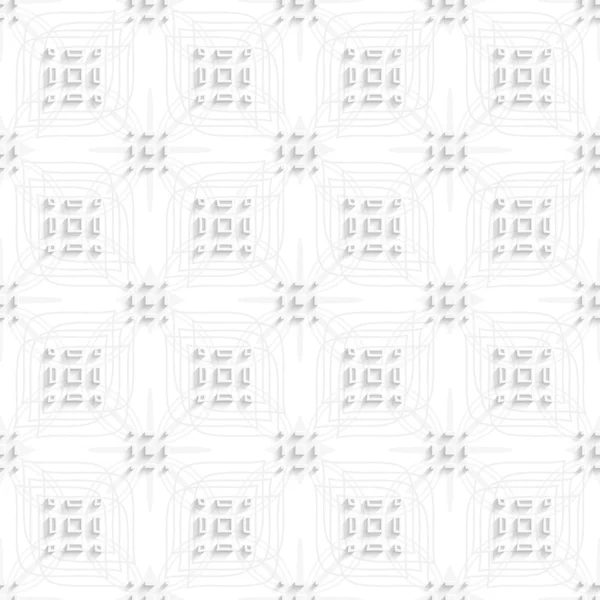 Группы белых прямоугольников на серых орнаментах без швов — стоковый вектор