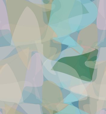 Soyut suluboya kusursuz vektör deseni. Rastgele şeffaf dalgalı şekiller sanatsal acı dokusu yaratır. Pastel rengarenk arka plan ve organik doğal toprak renkleri. Evrensel duvar kağıdı.