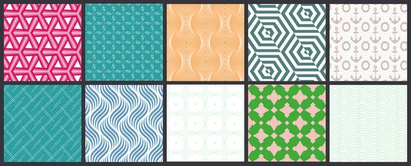 Basit geometrik dokular. Kusursuz geometrik minimalist desenlerin toplanması. Arka planlar ve duvar kağıtları. Tekstil süsü. Düzgünce gruplandırılmış ve katmanlanmış sürükleme ve kumaş paletine bırak.