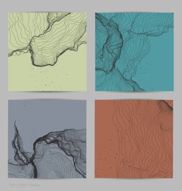 Çok ince bir ağ şekli. Soyut 3D bilgisayar modelleme bilim geometrisi. Gelişigüzel parçacıklarla etkileşen fütüristik ses dalgası. Düz dünyevi arkaplanda büyüyen küf dokusu.