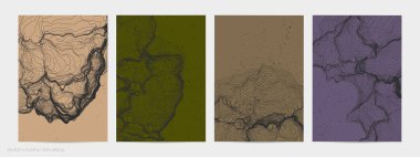 Çok ince bir ağ şekli. Soyut 3D bilgisayar modelleme bilim geometrisi. Gelişigüzel parçacıklarla etkileşen fütüristik ses dalgası. Düz dünyevi arkaplanda büyüyen küf dokusu.
