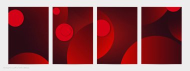 Derin eğimli ve kaybolan geometrik şekilli soyut geometrik uçucu. Sosyal medya afişi için modern şablon. Kağıt kesimi gerçekçi gölgesi olan çağdaş malzeme tasarımı.