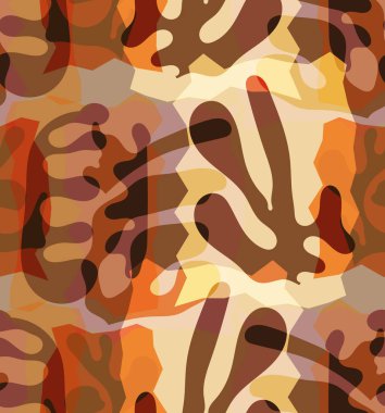 Organik Matisse şekillerinin kusursuz desenleri. Doğal toprak renkleri. Çiçekli sualtı yaşamı. Soyut deniz yosunu kamuflaj arka planı. Moda dalgalı geometri. Rastgele katmanlanmış el çizimi sanat.