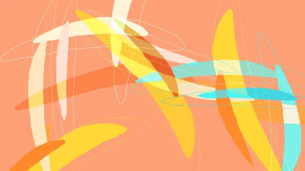 最小限のトレンディーなスタイルでベクトル抽象的な創造的な背景のセット ソーシャルメディアの記事のための現代的なテンプレート 楽しいドアのパターン 抽象的な幾何学的形状と色のアート風景 — ストックベクタ