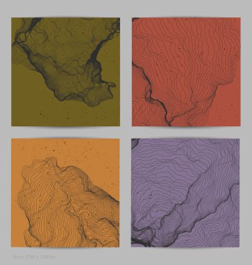 Çok ince bir ağ şekli. Soyut 3D bilgisayar modelleme bilim geometrisi. Gelişigüzel parçacıklarla etkileşen fütüristik ses dalgası. Düz dünyevi arkaplanda büyüyen küf dokusu.