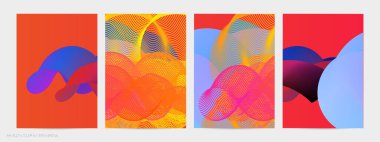 Üç boyutlu sıvı dalgalı şekil. Parlak bulutlu fütüristik arka plan. Soyut müzik dalgalarında canlı gradyan akışı. Dinamik sıvı doku. Moda uçucu tasarımı için yaratıcı vektör şablonu.