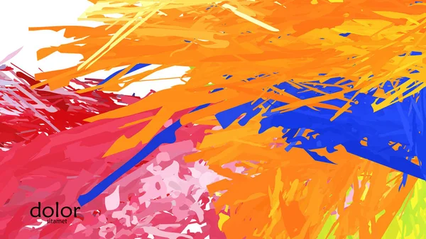 Αφηρημένη Διανυσματική Απεικόνιση Πολύχρωμα Φτερά Στρώματα Σχήματα Φωτεινό Πολύχρωμο Φόντο — Διανυσματικό Αρχείο