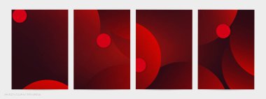 Derin eğimli ve kaybolan geometrik şekilli soyut geometrik uçucu. Sosyal medya afişi için modern şablon. Kağıt kesimi gerçekçi gölgesi olan çağdaş malzeme tasarımı.