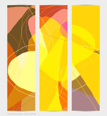 Asgari moda tarzında bir grup vektör soyut yaratıcı arka plan. Sosyal medya için modern şablonlar. Eğlenceli karalama şekli. Soyut geometrik şekilleri ve renkleri olan sanat manzarası.