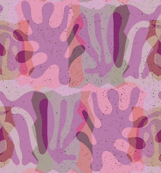 Διάνυσμα Αδιάλειπτη Μοτίβο Των Οργανικών Σχημάτων Matisse Φυσικά Γήινα Χρώματα — Διανυσματικό Αρχείο