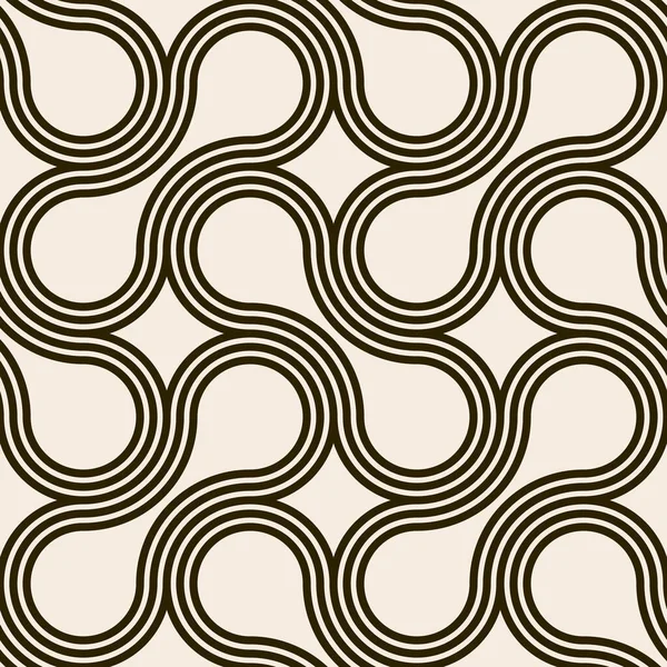 Patrón Vector Sin Fisuras Textura Geométrica Simple Abstracta Marrón Oscuro — Archivo Imágenes Vectoriales