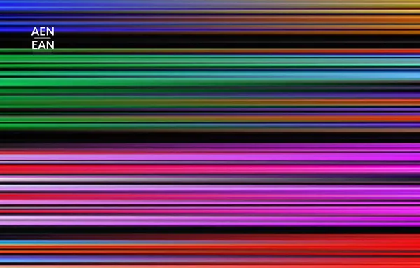 高速光が急速に明るいぼやけた線を移動する抽象的な科学の壁紙 流体運動勾配 スポーツや音楽の未来的な背景 マーケティング技術のための多色液体テクスチャ — ストックベクタ