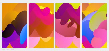 Üç boyutlu sıvı dalgalı şekil. Parlak bulutlu fütüristik arka plan. Soyut müzik dalgalarında canlı gradyan akışı. Dinamik sıvı doku. Moda post tasarımı için yaratıcı vektör şablonu.