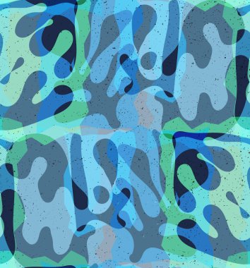 Organik Matisse şekillerinin kusursuz desenleri. Doğal toprak renkleri. Çiçekli sualtı yaşamı. Soyut deniz yosunu kamuflaj arka planı. Moda dalgalı geometri. Rastgele katmanlanmış el çizimi sanat.