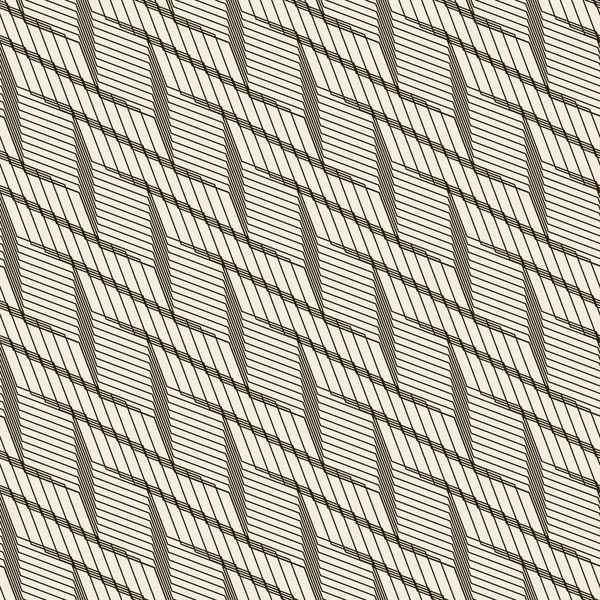 Patrón Vector Sin Fisuras Textura Geométrica Simple Abstracta Marrón Oscuro — Archivo Imágenes Vectoriales