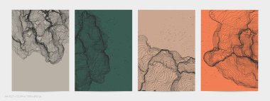 Çok ince bir ağ şekli. Soyut 3D bilgisayar modelleme bilim geometrisi. Gelişigüzel parçacıklarla etkileşen fütüristik ses dalgası. Düz dünyevi arkaplanda büyüyen küf dokusu.