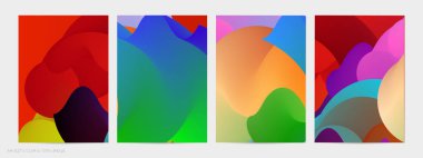 Üç boyutlu sıvı dalgalı şekil. Parlak bulutlu fütüristik arka plan. Soyut müzik dalgalarında canlı gradyan akışı. Dinamik sıvı doku. Moda uçucu tasarımı için yaratıcı vektör şablonu.